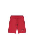 Malelions Junior Split Shorts Rood / Wit-128 maat 128