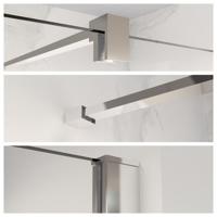 Profielset 225cm + stabilisatiestang 120cm chroom SW916670
