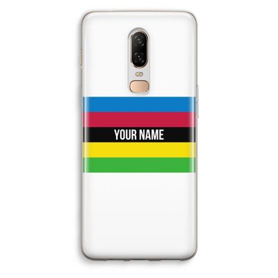 WK Wielrennen: OnePlus 6 Transparant Hoesje