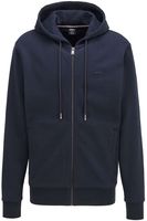 BOSS Regular Fit Hooded sweatshirt donkerblauw, Effen