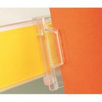 Schapclip klemt kaartje op scanprofiel