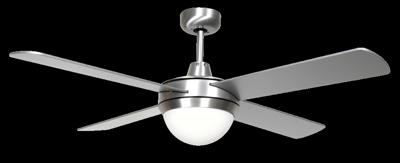 Beacon Grijze plafondventilatorFutura Eco Ø 122cm - 210830