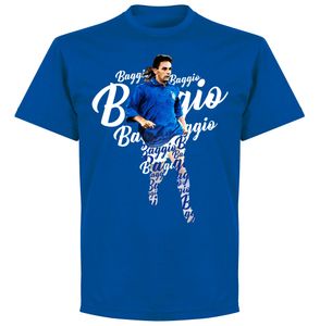 Robertio Baggio Italië Script T-Shirt