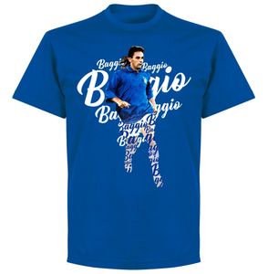 Roberto Baggio Italië Script T-Shirt