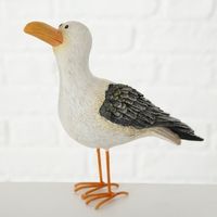 Decoratie dieren beeld meeuw vogel 15 cm   -