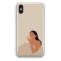 Fresh coffee: iPhone XS Transparant Hoesje