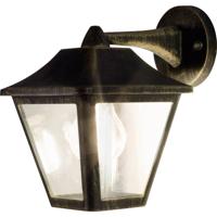 LEDVANCE ENDURA® CLASSIC TRADITIONAL ALU L 4058075206168 Buitenlamp (wand) LED E27 Zwart, Goud