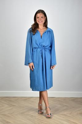 Greek Archaic Kori jurk S25K-331104 blue raf