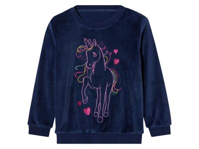 lupilu Baby fleece trui (122/128, Donkerblauw)