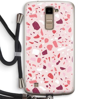 Terrazzo N°15: LG K10 (2016) Transparant Hoesje met koord