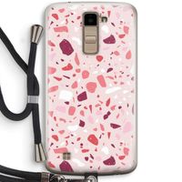 Terrazzo N°15: LG K10 (2016) Transparant Hoesje met koord