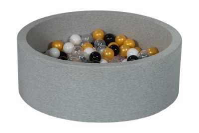 Viking Choice Ballenbak 90 cm met 150 ballen zwart, wit, transparant, oranje Viking Choice Ballenbak 90 cm met 150 ballen zwart, wit, transparant, oranje