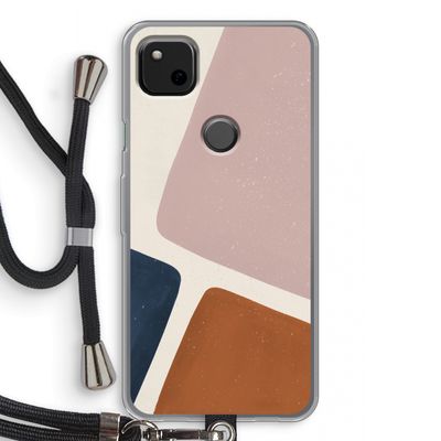 Geo #2: Pixel 4a Transparant Hoesje met koord