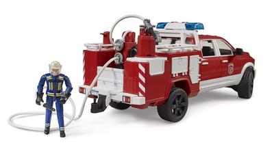 bruder RAM 2500 brandweerwagen met licht en geluid modelvoertuig