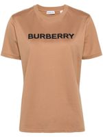 Burberry t-shirt en coton à logo imprimé - Marron - thumbnail