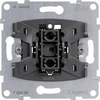Legrand 765006 Inzetstuk Wisselschakelaar Seano Metaal, Zwart 1 stuks 1 stuk(s)
