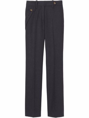 Burberry Pantalon met afneembare riem - Grijs