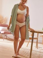 Kanten beha voor zwangerschap en borstvoeding wit - thumbnail