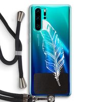 Pluim: Huawei P30 Pro Transparant Hoesje met koord