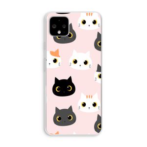 Katten: Pixel 4 XL Transparant Hoesje