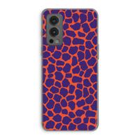 Purple Giraffe: OnePlus Nord 2 5G Transparant Hoesje