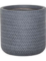 Baq Angle Cylinder Grey, 24x24cm