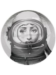 Fornasetti assiette imprimée - Noir