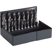 Rotec 19 dlg. Cassette boor-bits 1,0-10,0x0,5 mm oplopend - 9002037