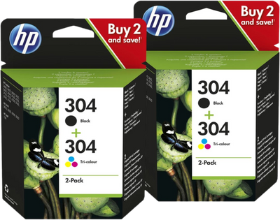 HP 304 Cartridges Duo Combo Pack HP 304 Cartridges Duo Combo Pack