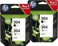 HP 304 Cartridges Duo Combo Pack