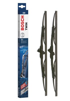 Bosch ruitenwissers Twin 420 - Lengte: 425/425 mm - set wisserbladen voorzijde 32