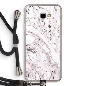 Mengelmoes: Samsung Galaxy J4 Plus Transparant Hoesje met koord