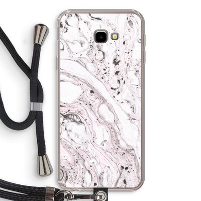 Mengelmoes: Samsung Galaxy J4 Plus Transparant Hoesje met koord