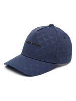 Emporio Armani casquette à motif monogrammé - Bleu