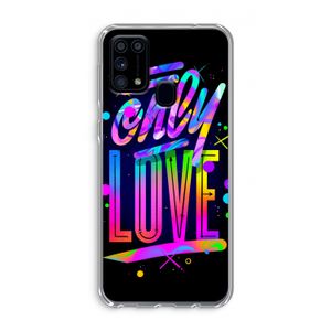 Only Love: Samsung Galaxy M31 Transparant Hoesje