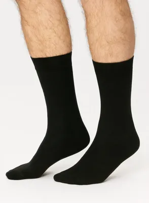 Boru Bamboo sokken - 1 paar - Hoge bamboe sokken, dames, heren - zwart, beige