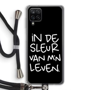 De Sleur: Samsung Galaxy A12 Transparant Hoesje met koord
