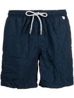 MC2 Saint Barth short de bain à motif monogrammé - Bleu