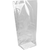 Zak | Kruisbodemzak | PP | 210x385mm | transparant | 100 stuks