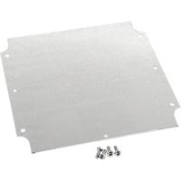 Hammond Electronics 1554WPL Montageplaat Staal Staal (l x b x h) 180 x 180 x 1 mm 1 stuk(s)