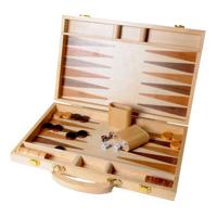 Backgammon hout bruin 48 x 38 cm Backgammon hout bruin 48 x 38 cm