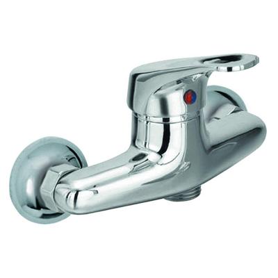 Go by Van Marcke Flow eengreepsmengkraan douche hartafstand 15 cm keramische schijven inclusief rozetten en Skoppelingen 183003