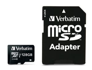 Verbatim Premium microSDXC-kaart 128 GB Class 10 Incl. SD-adapter