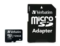 Verbatim Premium microSDXC-kaart 128 GB Class 10 Incl. SD-adapter - thumbnail