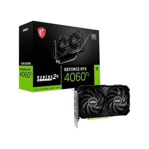 MSI VENTUS GEFORCE RTX 4060 TI 2X BLACK 16G OC videokaart NVIDIA 16 GB GDDR6