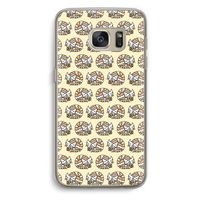 Slapende poes: Samsung Galaxy S7 Transparant Hoesje