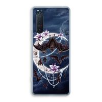 Vleermuizen Maan: Sony Xperia 5 II Transparant Hoesje
