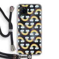Regenboog: Huawei P40 Lite Transparant Hoesje met koord