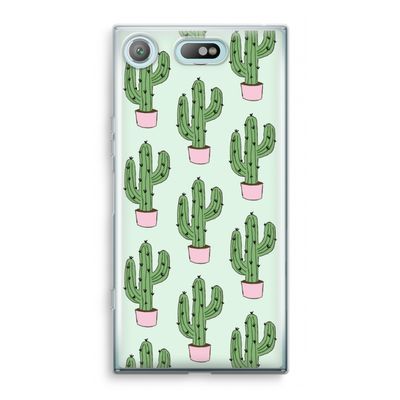 Cactus Lover: Sony Xperia XZ1 Compact Transparant Hoesje