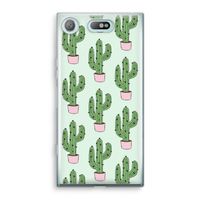 Cactus Lover: Sony Xperia XZ1 Compact Transparant Hoesje